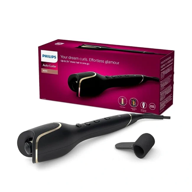 Philips Boucleur Automatique Série 8000 Rose BHB876/00