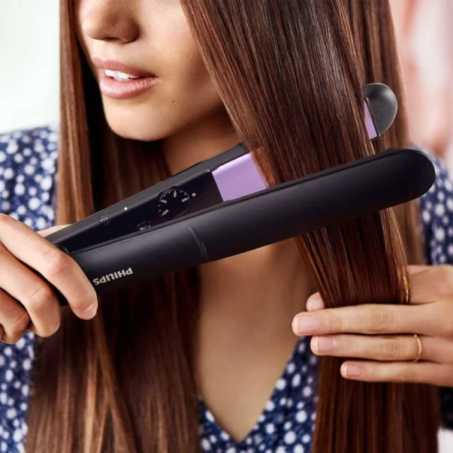 Philips Lisseur Kératine Straightener Série 3000 Rose BHS377_00