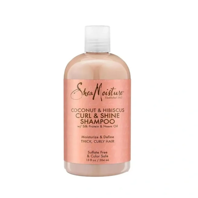 SheaMoisture Coconut & Hibiscus Curl & Shine Shampooing 340ml