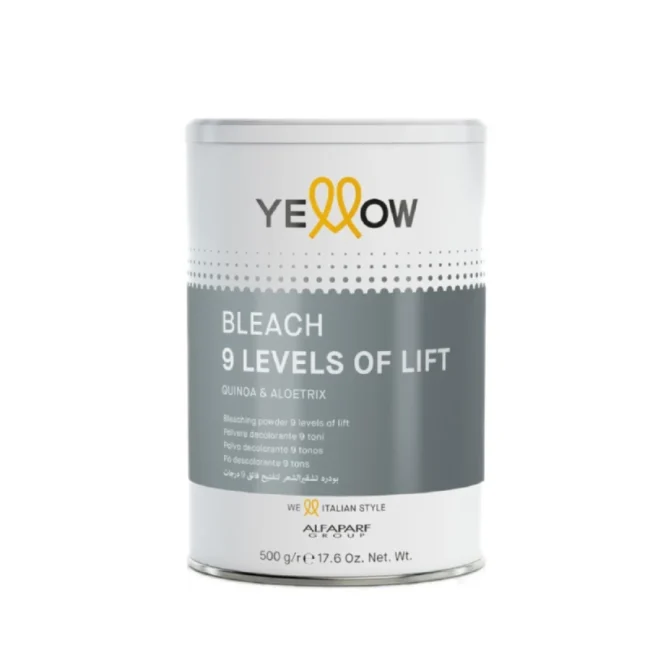 Yellow Bleach 9 Levels Of Lift Poudre décolorante