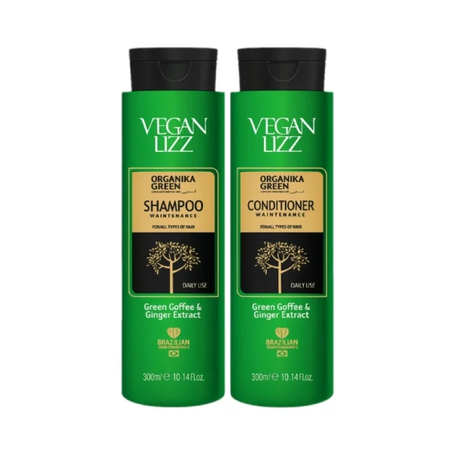 Vegan Lizz Organika Green Shampoing - Après Shampoing 2x300ml